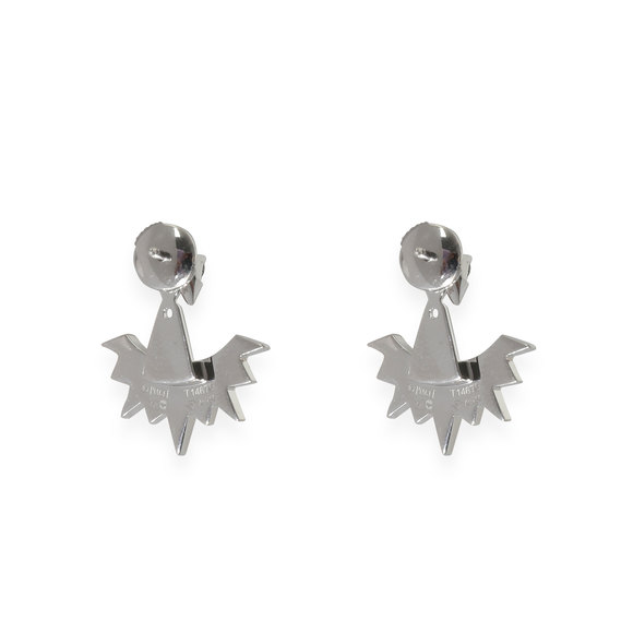 Piaget Sunlight Earrings in 18k White Gold 0.74 CTW - Picture 2 of 3
